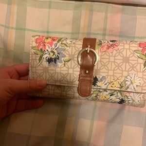 A floral wallet